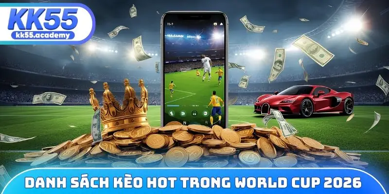 Danh sách kèo hot trong mùa giải World Cup 2026