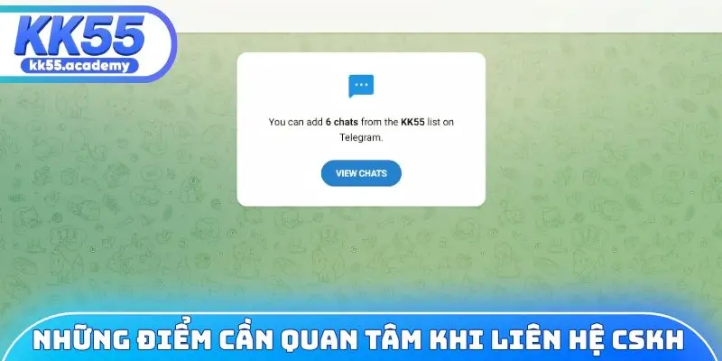 Những điểm cần quan tâm khi liên hệ CSKH